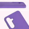 Silikonowe etui Bizon Soft Case do Galaxy S25, fioletowe