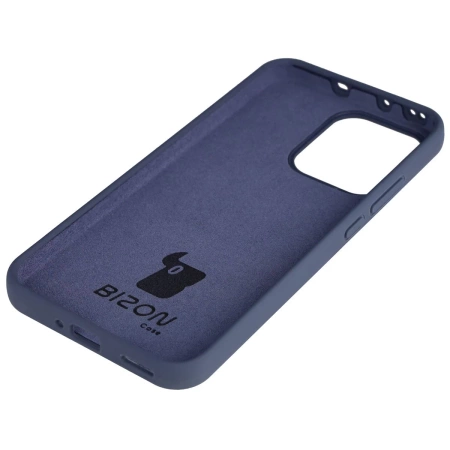 Silikonowe etui Bizon Soft Case do Oppo Reno 14, ciemnoniebieskie