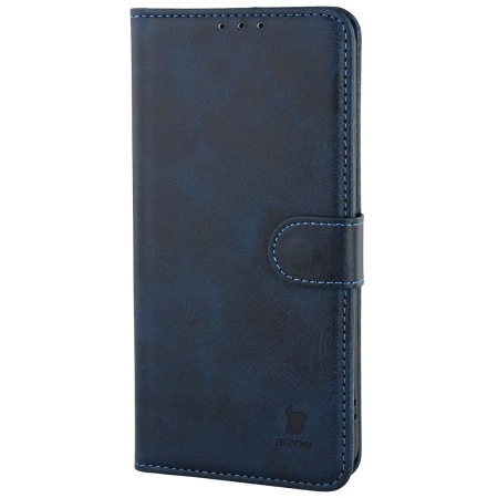 Etui z klapką Bizon Case Pocket do Vivo X300 Pro, granatowe