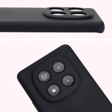 Silikonowe etui Bizon Soft Case do Xiaomi Redmi Note 14 Pro 4G, czarne