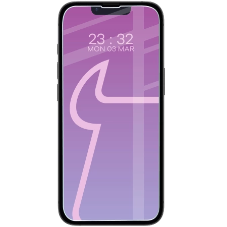 Elastyczne szkło hybrydowe Bizon Glass Mule do iPhone 16e