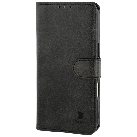 Etui z klapką Bizon Case Pocket do iPhone Air, czarne