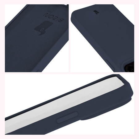 Etui silikonowe Bizon Soft Case do iPhone 14 Pro Max, ciemnoniebieskie