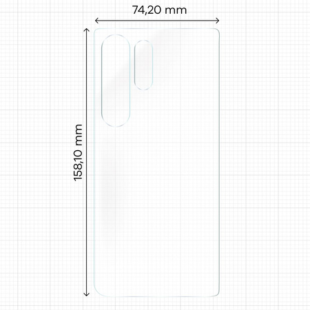 Folia hydrożelowa na tył Bizon Glass Hydrogel Back Duo, Galaxy S24 Ultra, 2 sztuki
