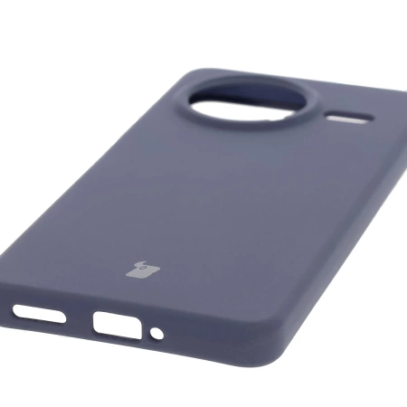 Silikonowe etui Bizon Soft Case do Xiaomi POCO F7 Pro, ciemnoniebieskie