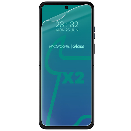 Folia hydrożelowa na tył i przód Bizon Glass Hydrogel, Motorola Razr 50 Ultra