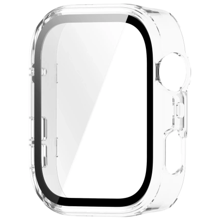 Etui ze szkłem do zegarka Bizon Case+Glass Watch do Huawei Watch Fit 4 Pro, przeźroczyste