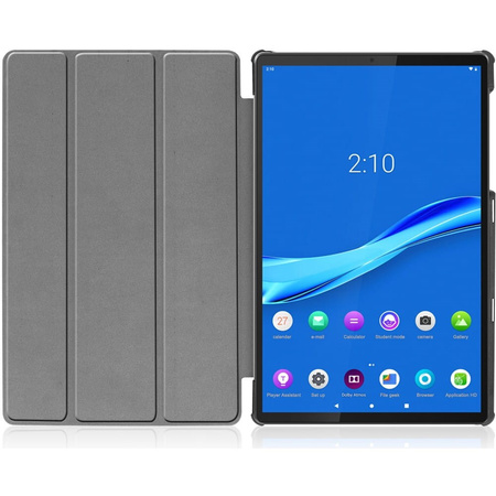 Etui Bizon Case Tab Croc do Lenovo Tab M10 Plus (2 Gen.), ciemnozielone