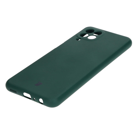 Etui Bizon Case Silicone do Samsung Galaxy M33 5G, ciemnozielone