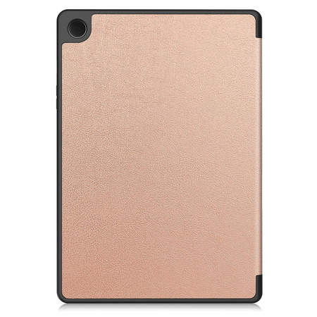 Etui Bizon Case Tab Lizard do Galaxy Tab A9 Plus, różowozłote