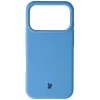 Silikonowe etui Bizon Soft Case do iPhone 17 Pro, niebieskie