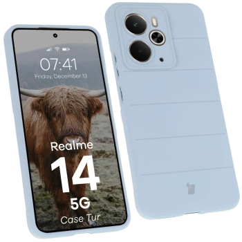 Pancerne etui Bizon Case Tur do Realme 14 5G, jasnoniebieskie