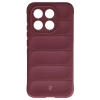 Pancerne etui Bizon Case Tur do Xiaomi 15T, burgundowe