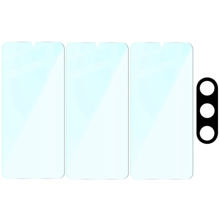 3x Szkło + szybka na aparat Bizon Clear 2 Pack do Samsung Galaxy A26 5G