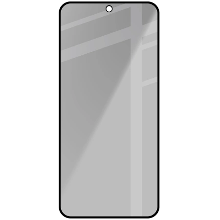 Prywatyzujące szkło hartowane Bizon Glass Edge Shadow do Galaxy S24 FE/S25 FE/A36 5G/A56 5G, przyciemniane z czarną ramką