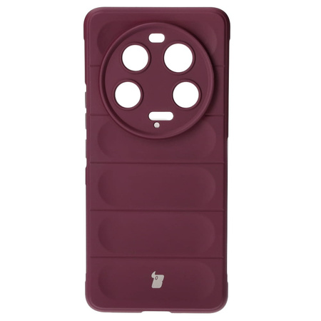 Pancerne etui Bizon Case Tur do Xiaomi 13 Ultra, burgundowe