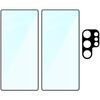 2x Szkło + szybka na aparat Bizon Edge 2 Pack do Galaxy S25 Ultra