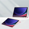 Etui Bizon Case Tab Clear Matt do Galaxy Tab S9, jasnoróżowe
