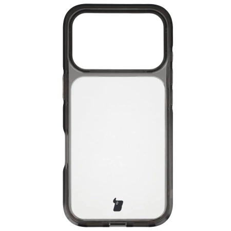 Etui Bizon Case Halo do iPhone 17 Pro, przydymione-czarne