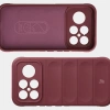 Pancerne etui Bizon Case Tur do Xiaomi POCO F8 Ultra, burgundowe