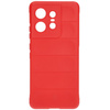 Pancerne etui Bizon Case Tur do Motorola Edge 50 Pro, czerwone