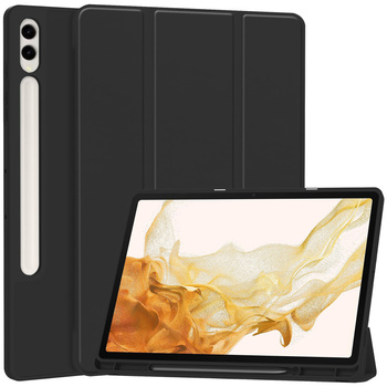 Etui Bizon Case Tab Lizard do Galaxy Tab S10 Plus / S9 Plus, czarne