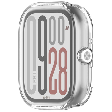 Etui z osłoną ekranu Bizon Case Watch Felipe do Xiaomi Redmi Watch 5, przeźroczyste