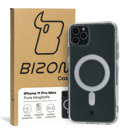 Etui Bizon Case Pure Magnetic do iPhone 11 Pro Max, przezroczyste