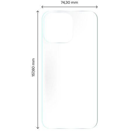 Folia hydrożelowa na tył Bizon Glass Hydrogel Back Duo, iPhone 14 Pro Max, 2 sztuki
