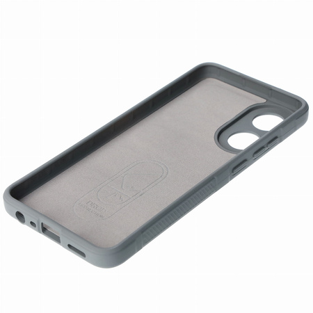 Pancerne etui Bizon Case Tur do Oppo A78 4G, jasnoszare