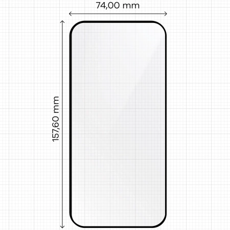 Szkło hartowane z ramką do łatwej aplikacji Bizon Glass Aplikator do iPhone 16 Plus, 2 sztuki