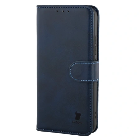 Etui z klapką Bizon Case Pocket do Xiaomi 17, granatowe