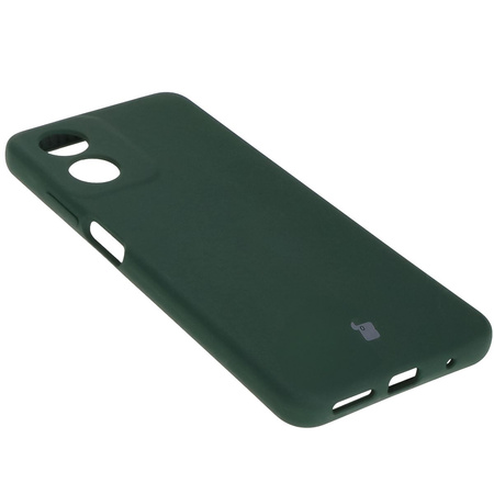 Silikonowe etui Bizon Soft Case do Motorola Moto G04, ciemnozielone