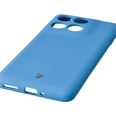 Silikonowe etui Bizon Soft Case do Motorola Edge 60 Pro, niebieskie