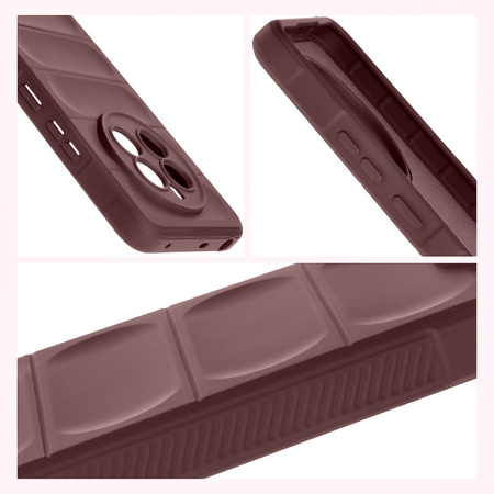 Pancerne etui Bizon Case Tur do Realme 12+, burgundowe