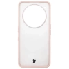 Etui Bizon Case Angelo do Nothing Phone (3a) Pro, półprzezroczyste z różową ramką