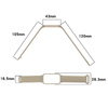 Etui z paskiem Bizon Strap + Case Watch Dots do Xiaomi Redmi Smart Band 2 / Xiaomi Mi Band 8 Active, beżowe