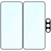 2x Szkło + szybka na aparat Bizon Edge Pack do Galaxy S25 FE