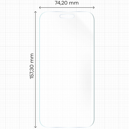 Folia matowa Bizon Glass Film Sun Duo do iPhone 15 Plus, 2 sztuki