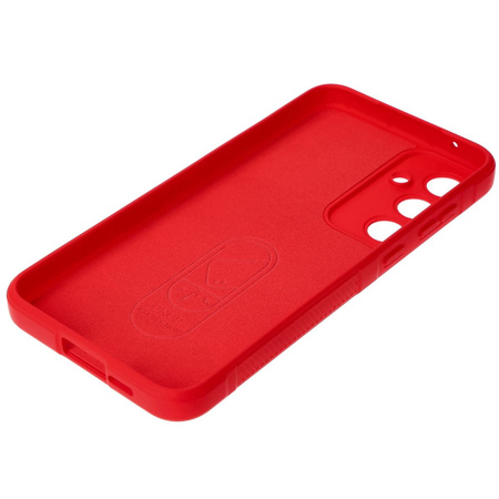Pancerne etui Bizon Case Tur do Galaxy A55 5G, czerwone