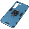 Etui Bizon Case Armor Ring do Samsung Galaxy S23, niebieskie