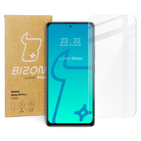 Szkło hartowane Bizon Glass Clear do Xiaomi Redmi Note 10 Pro