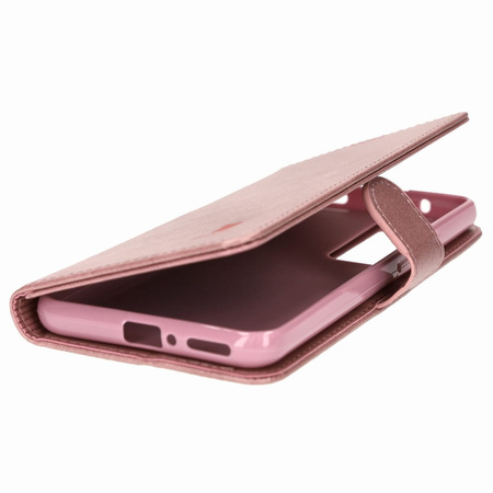 Etui Bizon Case Wallet do Xiaomi 12T/12T Pro, jasnoróżowe