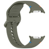 Silikonowy pasek Bizon Strap Watch Silicone G do Galaxy Watch 8 40 mm / 44 mm / 8 Classic 46 mm, ciemnozielony