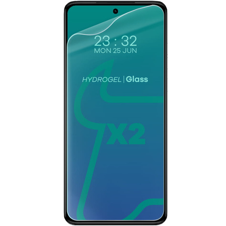Folia hydrożelowa na ekran Bizon Glass Hydrogel Front Duo do Motorola Moto G14 / G54 / G55 / G84, 2 sztuki