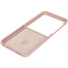 Silikonowe etui Bizon Soft Case do Motorola Razr 50 Ultra, jasnoróżowe