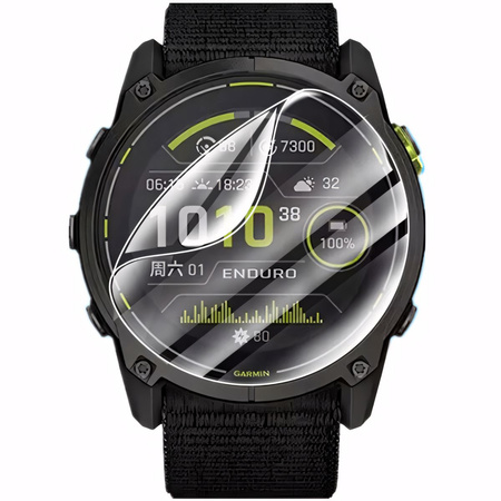 Folia hydrożelowa na ekran Bizon Glass Watch Hydrogel do Garmin Enduro 3, 2 sztuki