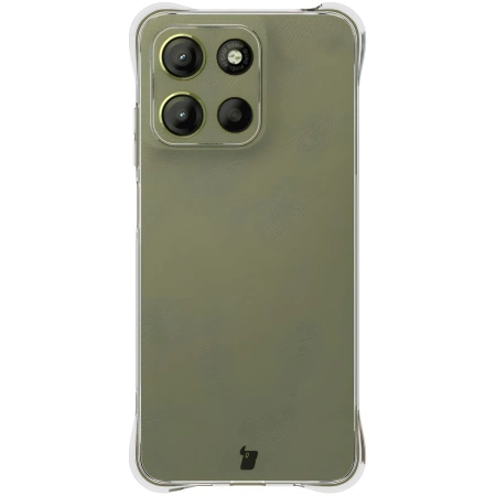 Elastyczne etui + 2x szkło hartowane Bizon Case Clear Pack do Motorola Moto G15 / G15 Power