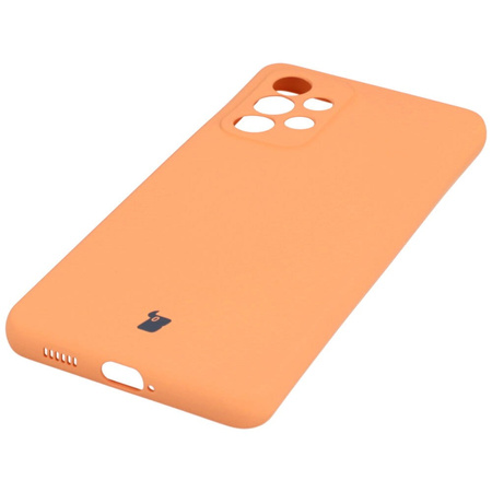 Etui Bizon Case Silicone do Galaxy A53 5G, pomarańczowe