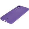 Silikonowe etui Bizon Soft Case do Galaxy S24 FE, fioletowe